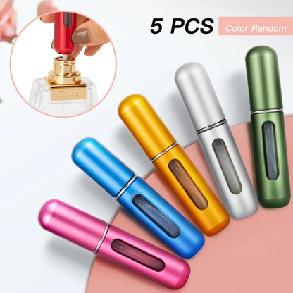 5 Pcs Refillable Perfume Sprays