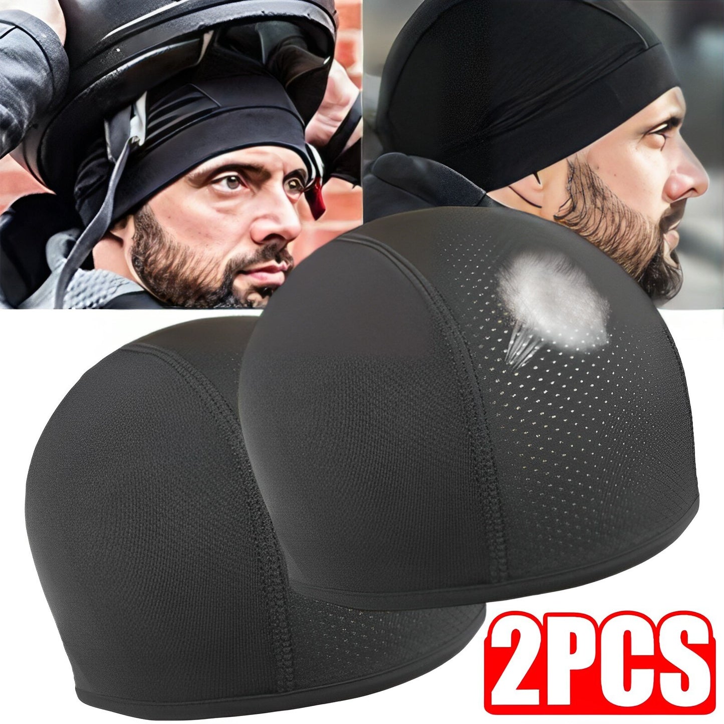 1/2pcs Motorcycle Helmet Inner Cap