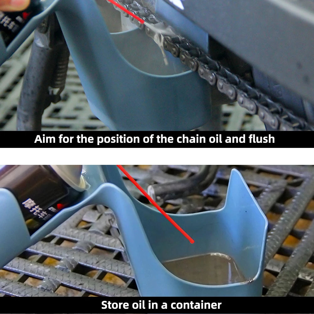 Splash-Proof Chain Cleaner