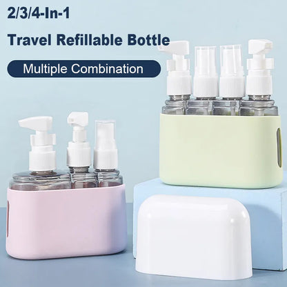 2/3/4-In-1 Travel Refillable Bottle Set
