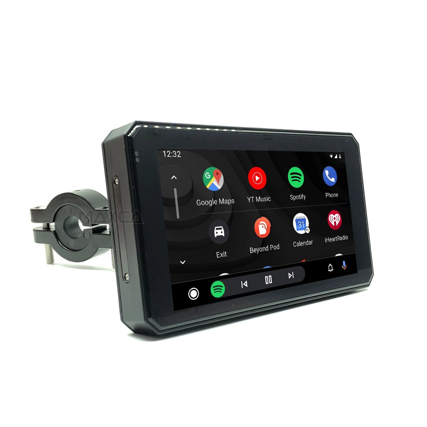 Waterproof Motorcycle Universal Navigator with Apple CarPlay, Android Auto, GPS, and Touch Screen