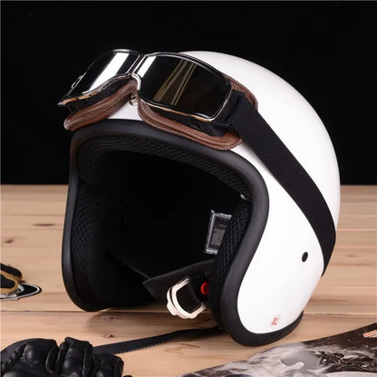 Leather Motorcycle Goggles