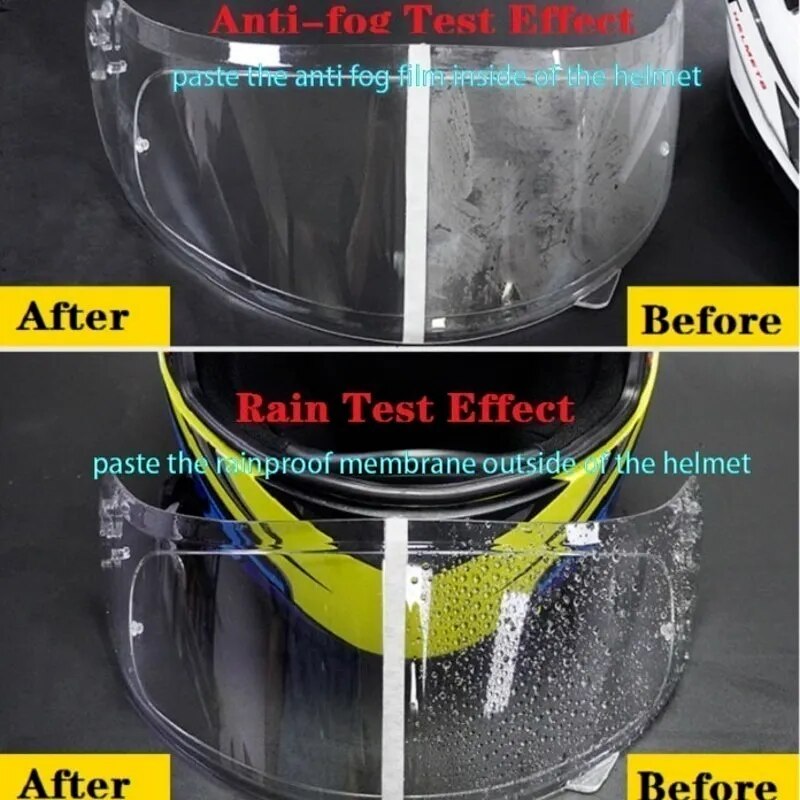 Motorcycle Helmet Anti-Fog Rainproof Film