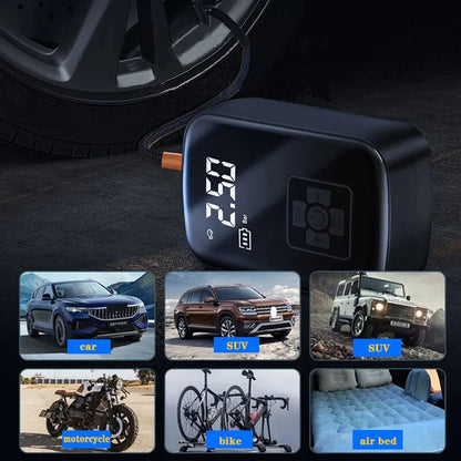 Wireless Electric Tire Inflator  for Motorcycle