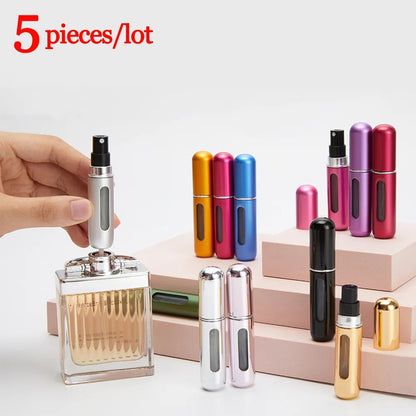 5 Pcs Refillable Perfume Sprays
