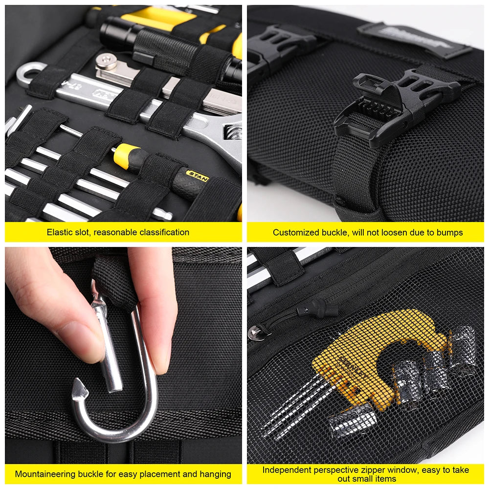 Motorcycle Tool Roll Bag Portable