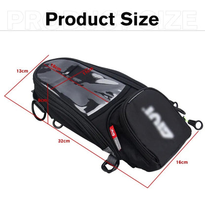 Premium Magnetic Motorcycle Tank Bag with Phone Holder